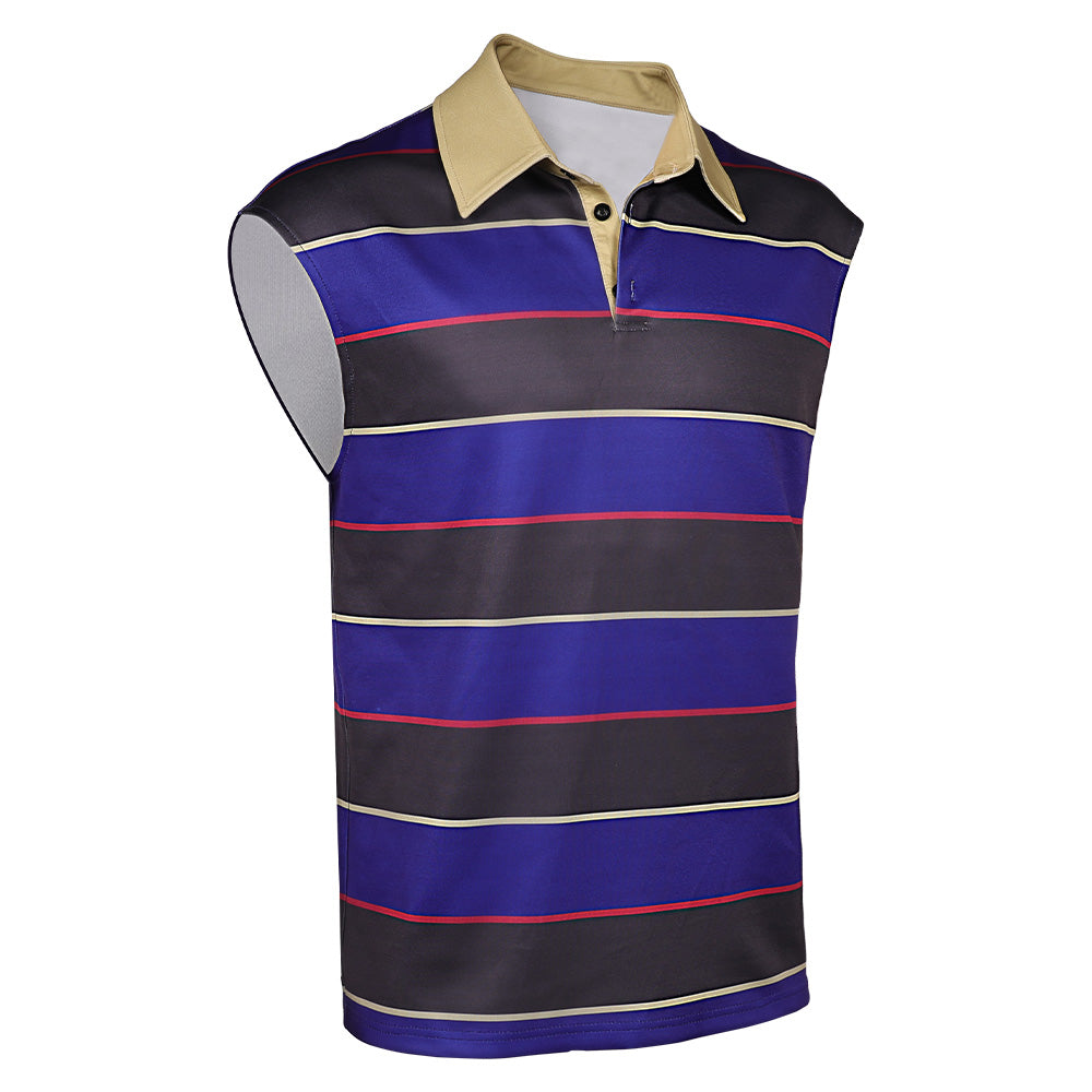 Gilet Rayé Violet et Noir Mike Wheeler Stranger Things Saison 5 Cosplay – Image 4