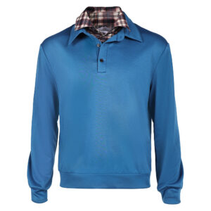 Sweat-shirt bleu faux deux-pièces Will Byers